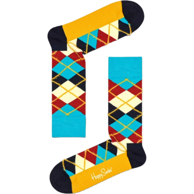 Argyle Blue Socks/ ARY01-0200