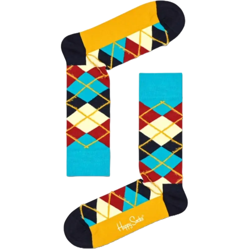 Argyle Blue Socks/ ARY01-0200